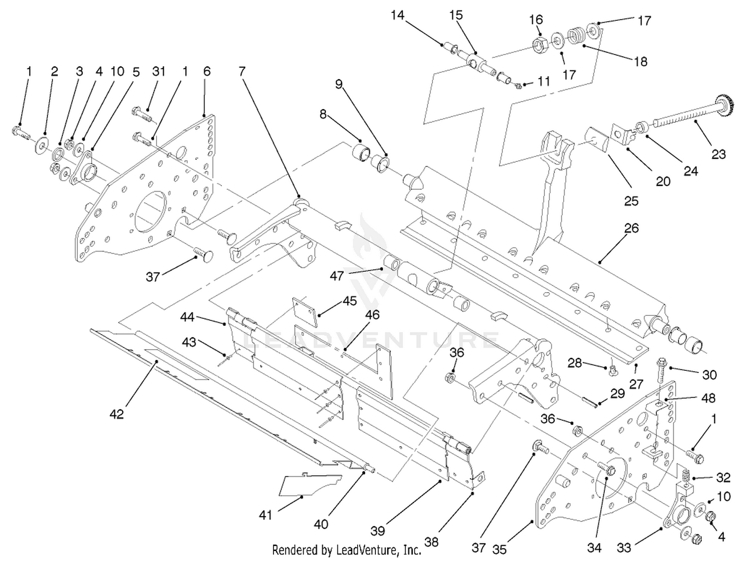 Frame  Bedbar Assembly
