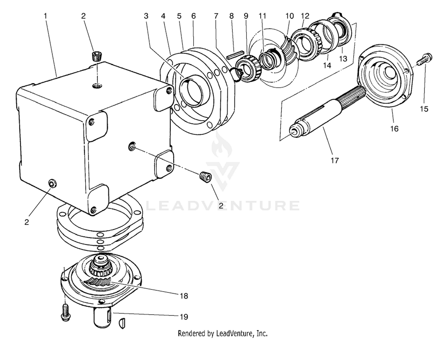 Gear Box Assembly No.68-6810