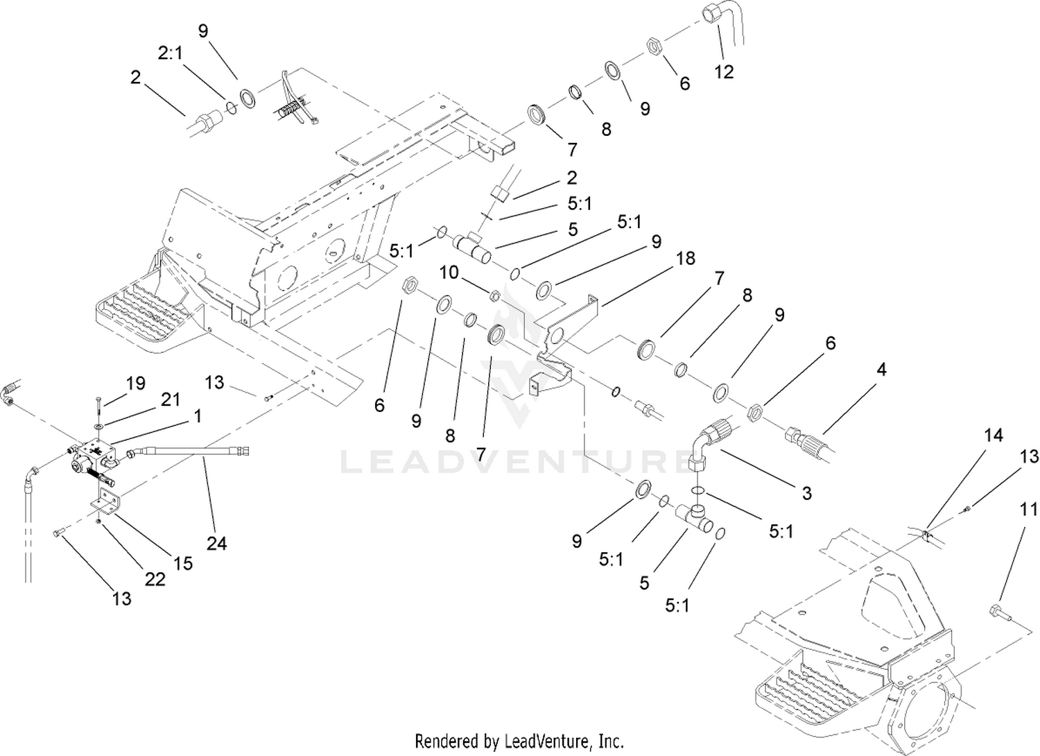 Front Hydraulic Drive Assembly