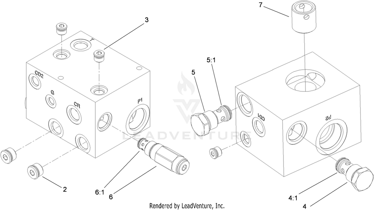 Hydraulic Filter Manifold Assembly No. 114-8129