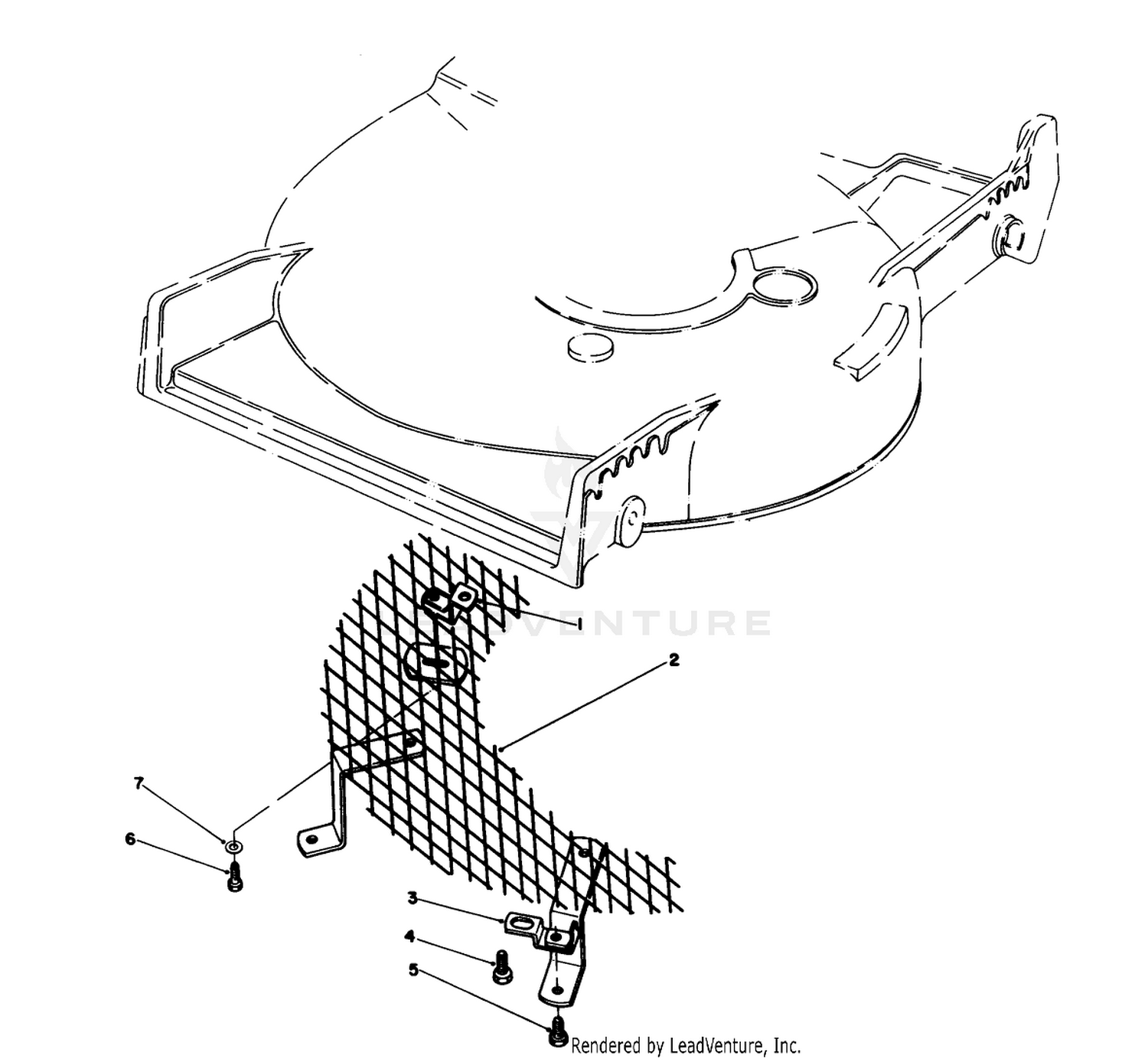 Leaf Shredder Kit Model No. 59157 (optional)