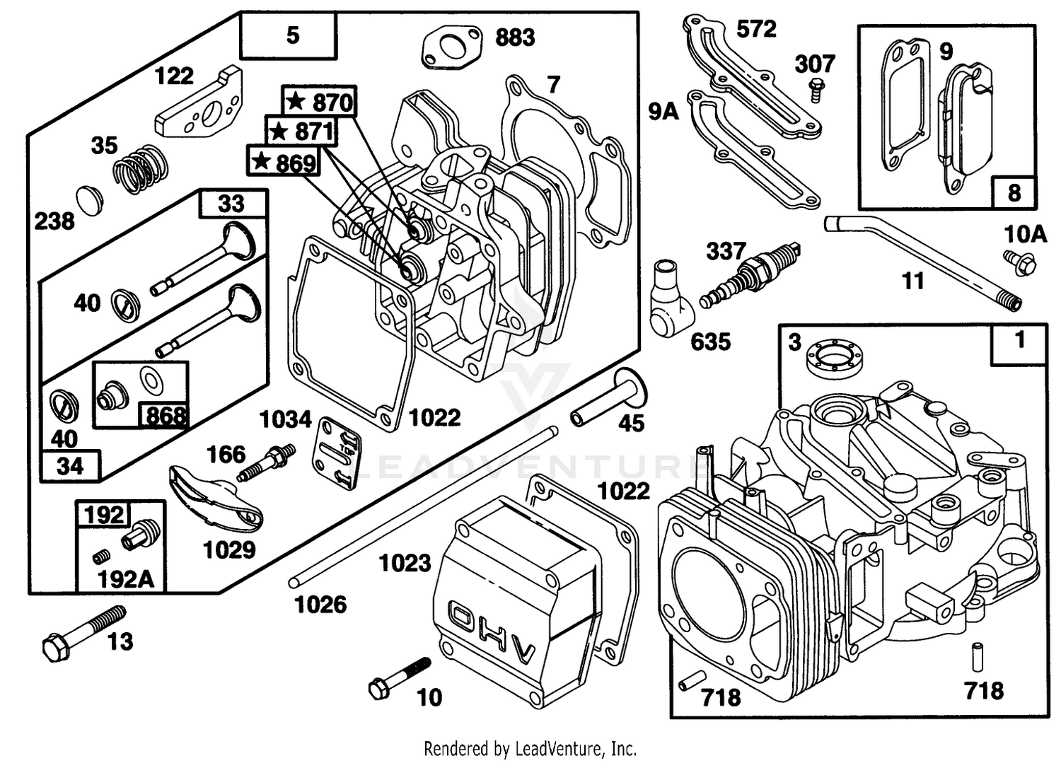 Engine Gts 150 Ohv