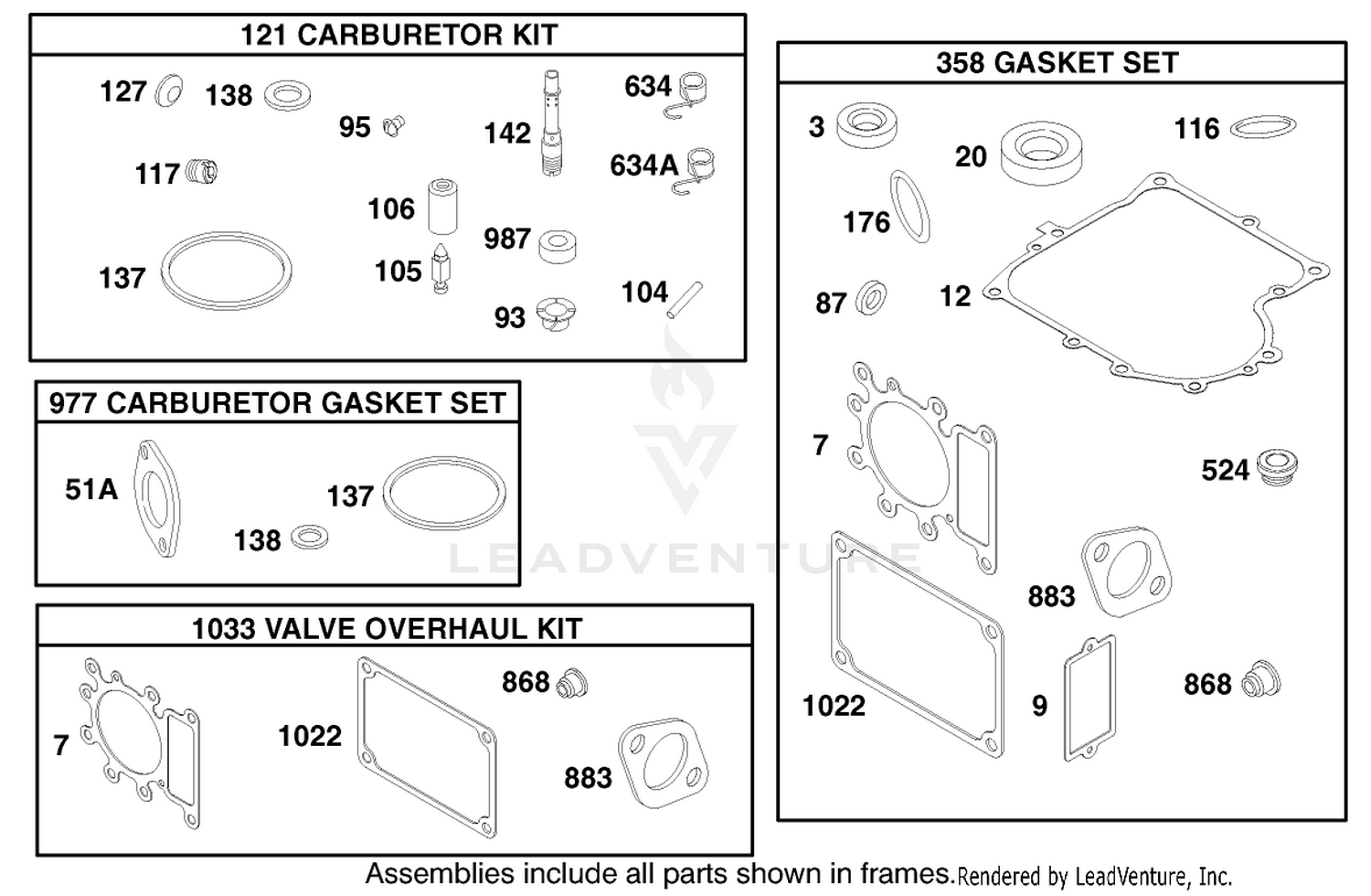 Engine Briggs  Stratton Model 28q777-0690-E1 9