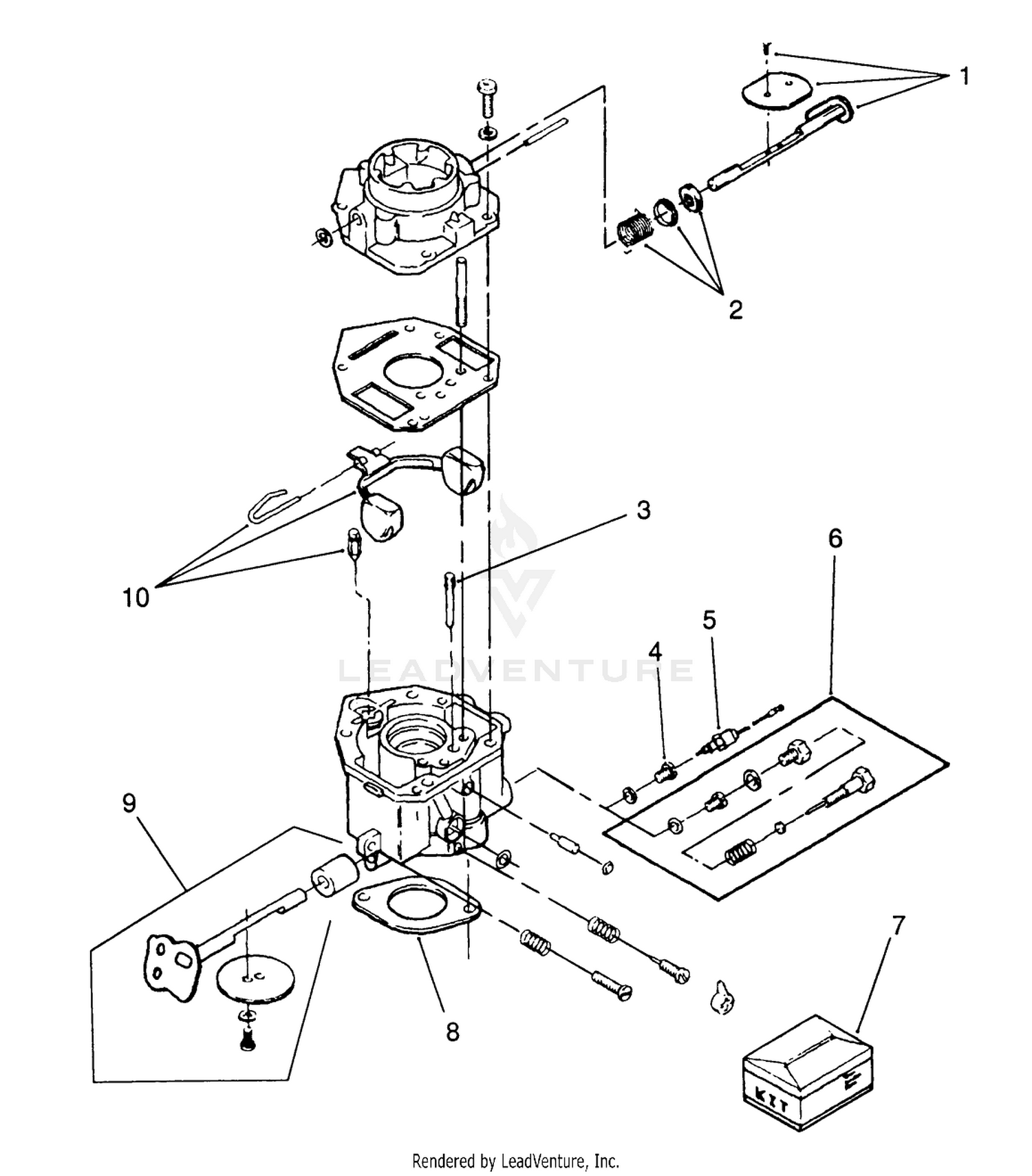 Carburetor Components-616-Z, 620-Z