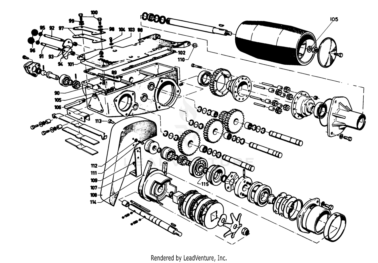 Transmission Case Assembly (continued) 3