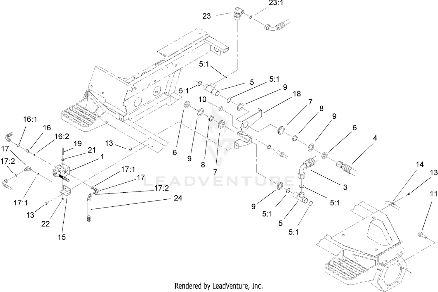 Front Hydraulic Drive Assembly