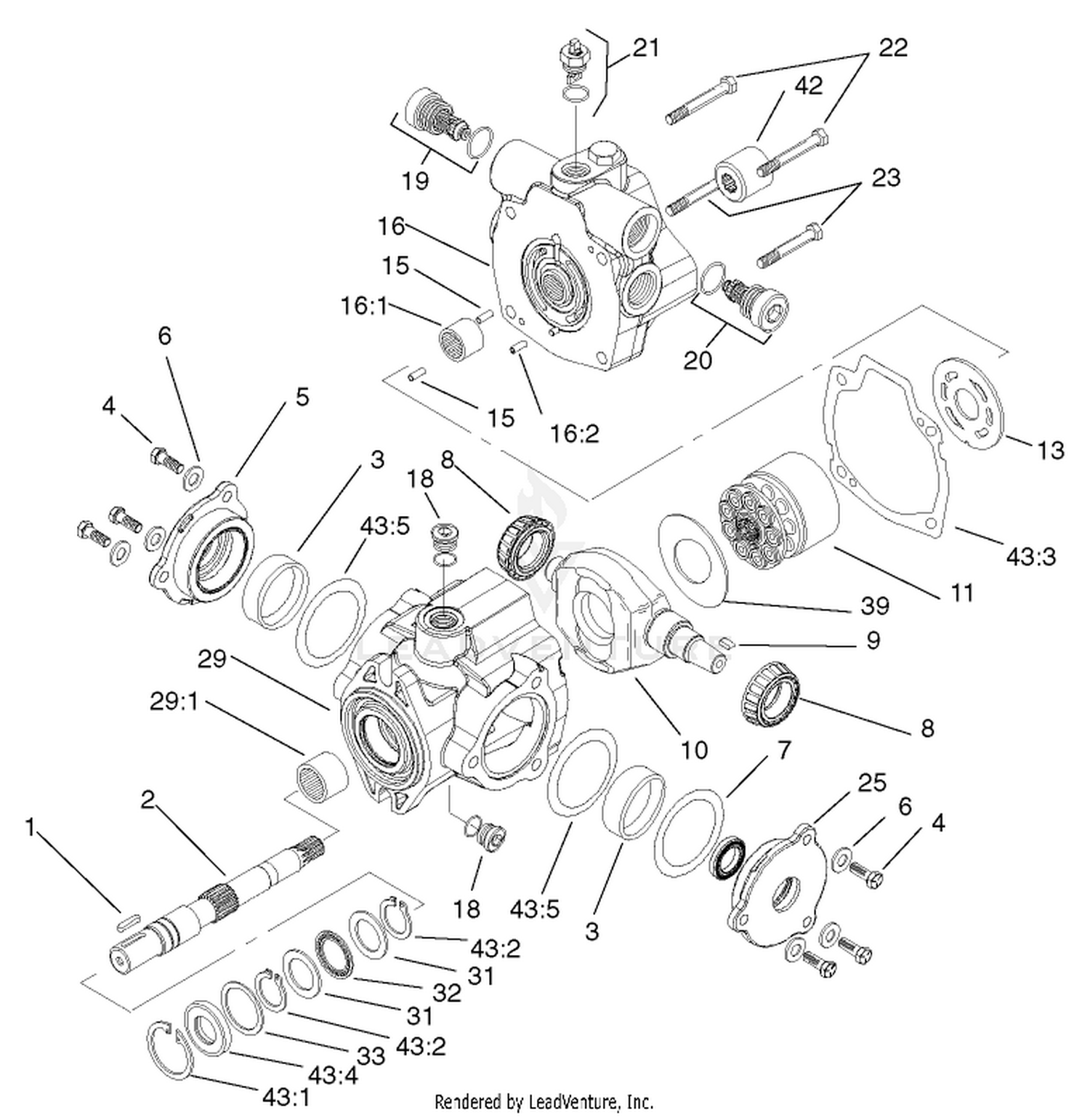 Piston Pump Assembly No. 104-4890