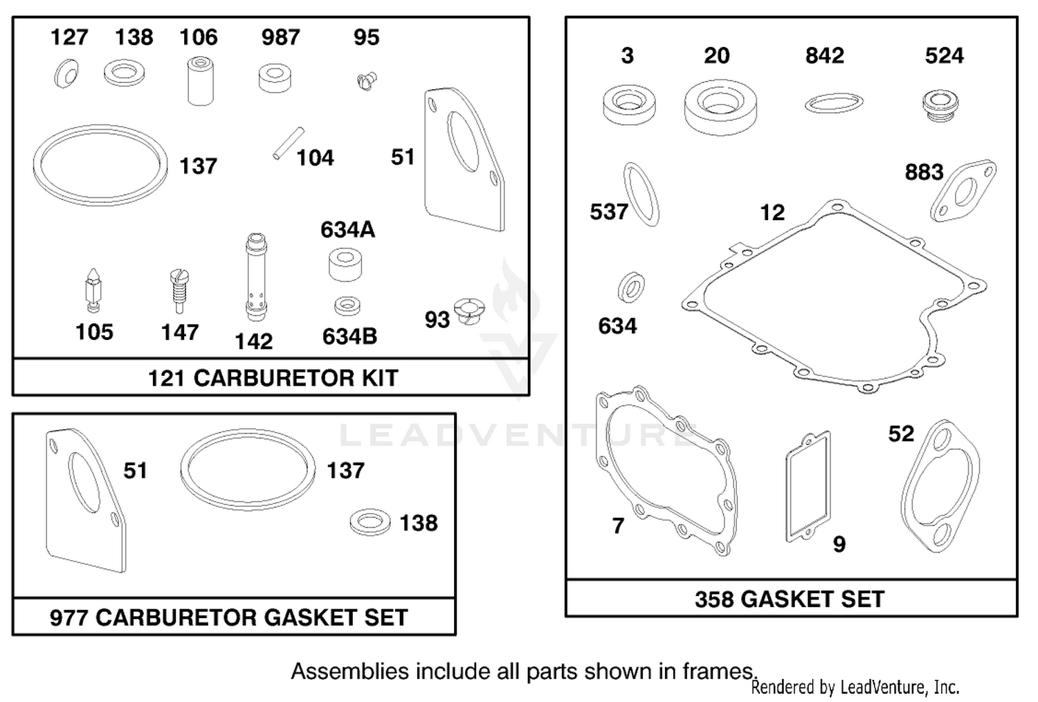 Engine Briggs  Stratton Model 28m707-0127-01 9