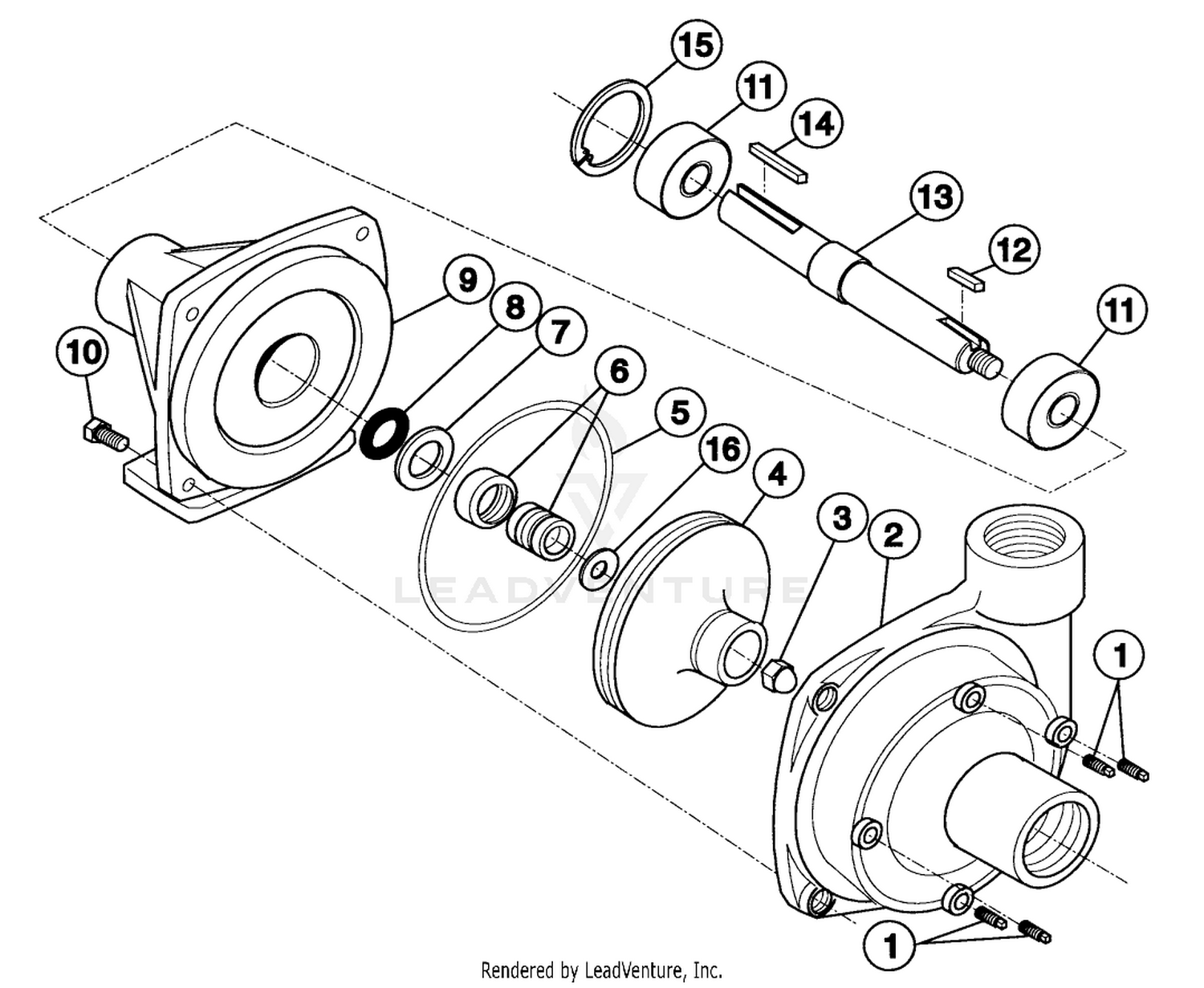 CENTRIFUGAL PUMP (93-0848)