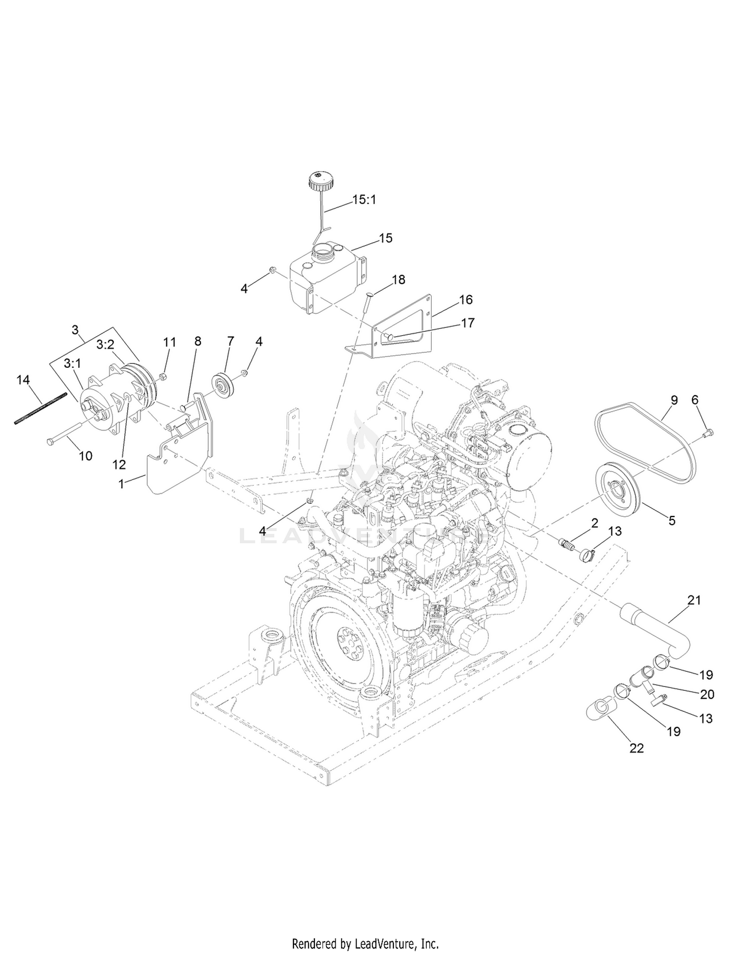 Yanmar A/C Assembly