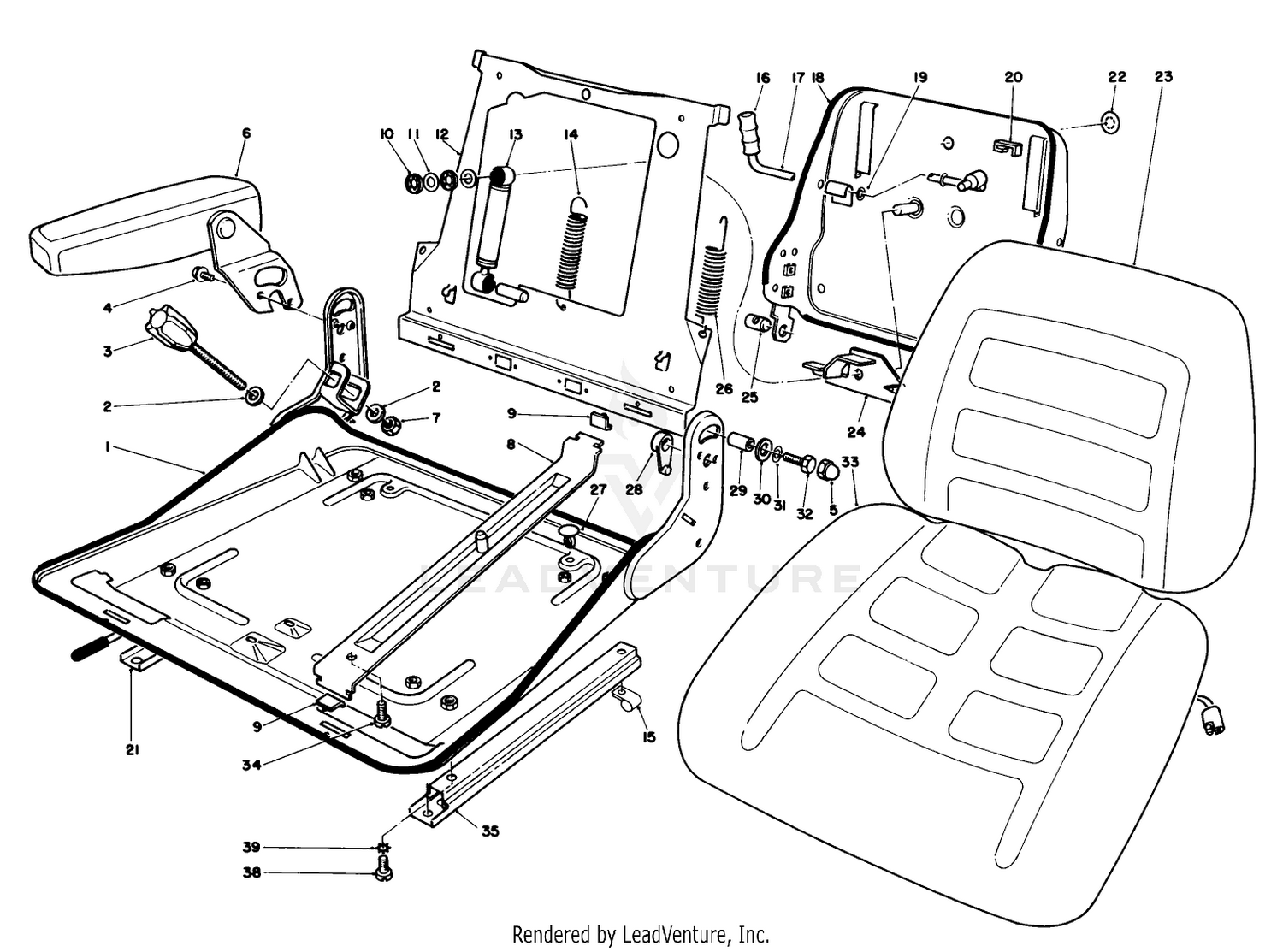 Suspension Seat Assembly