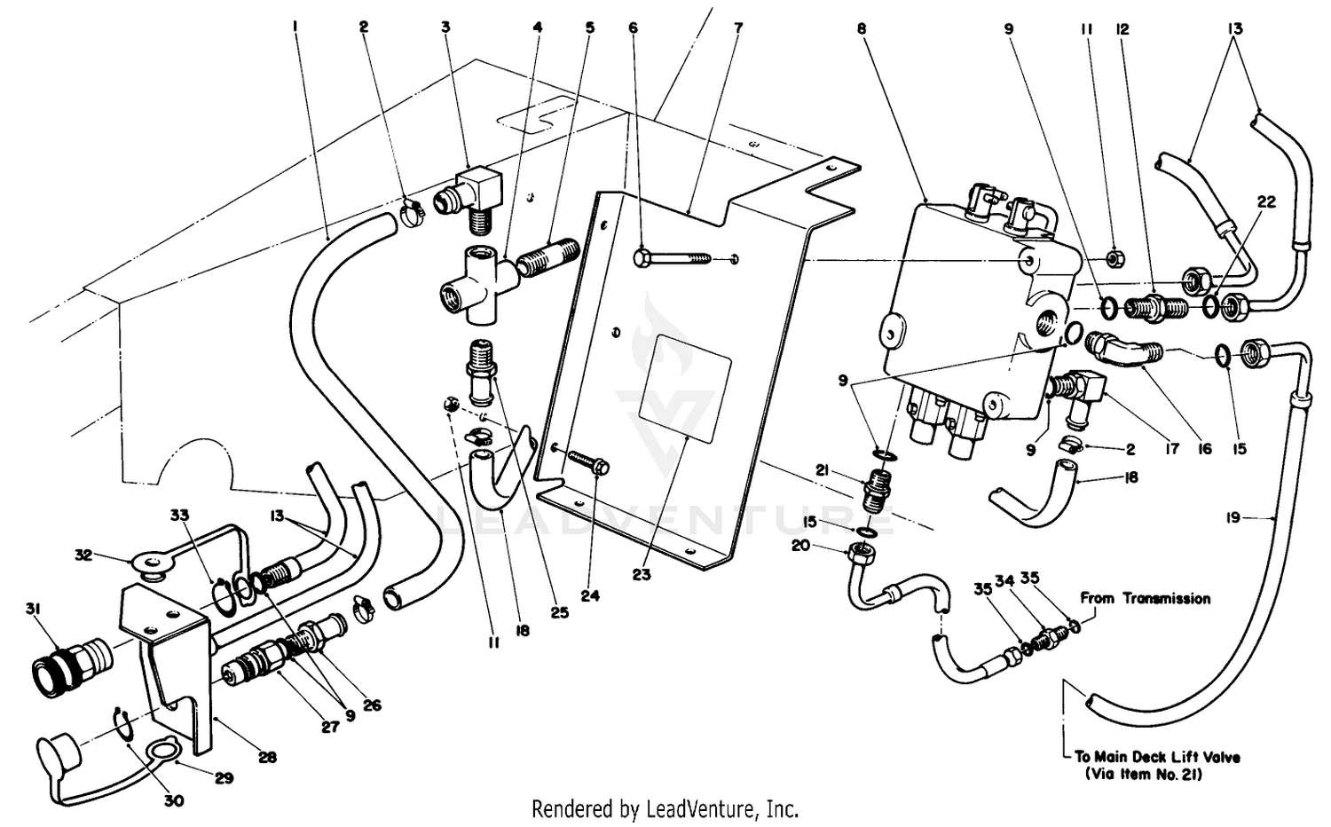 Traction Unit Hydraulic Assembly