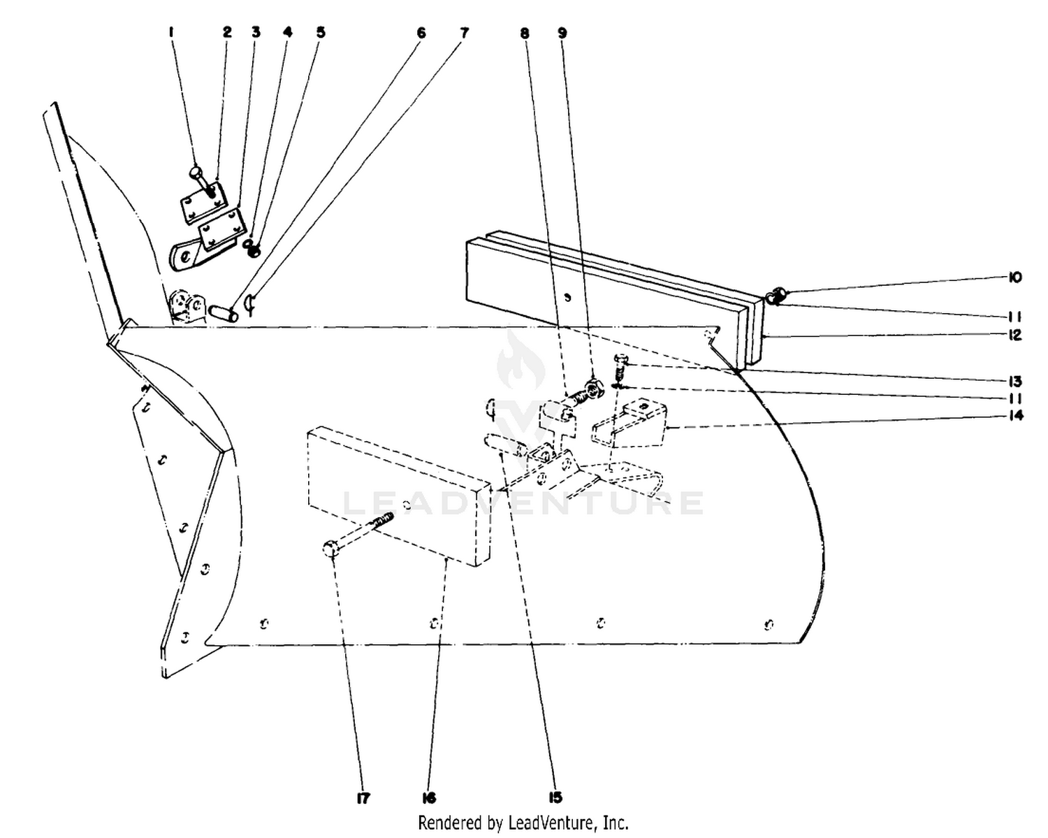 V-Plow Installation Kit Model No. 30757 (optional)