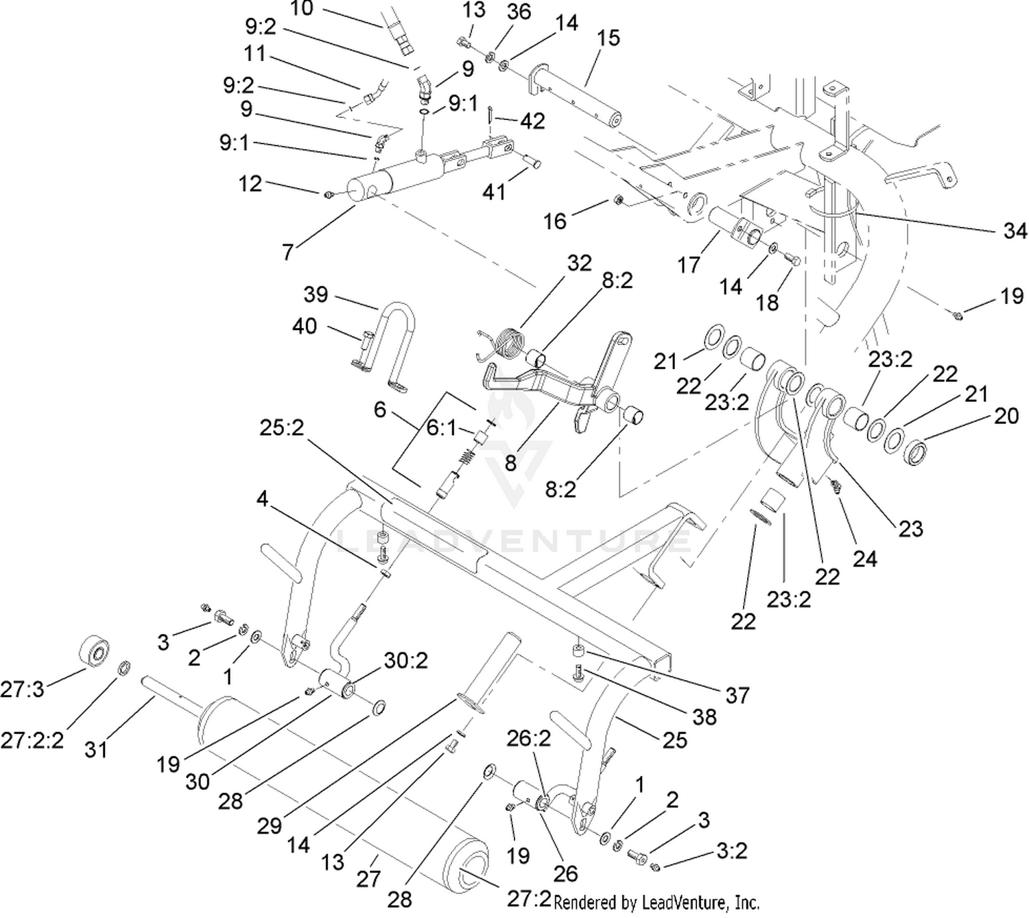 Rear Pull Frame Assembly