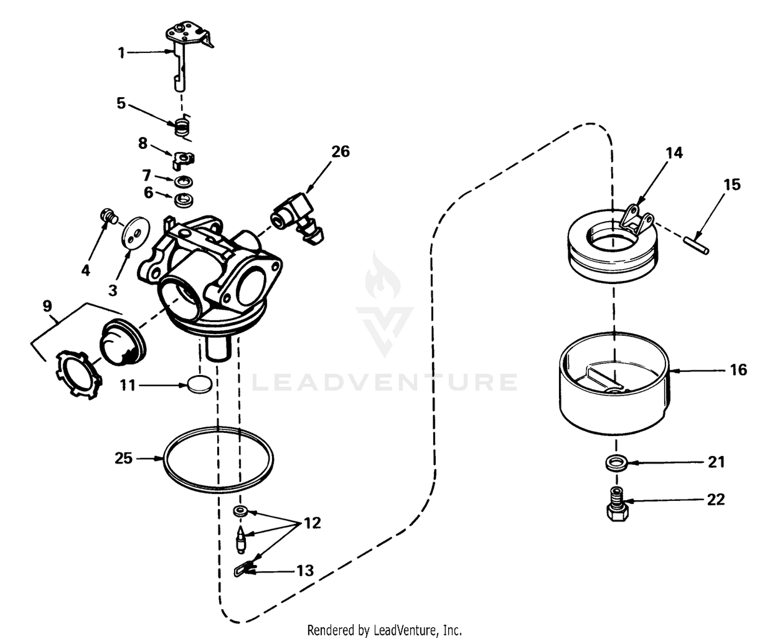 Carburetor No. 632050