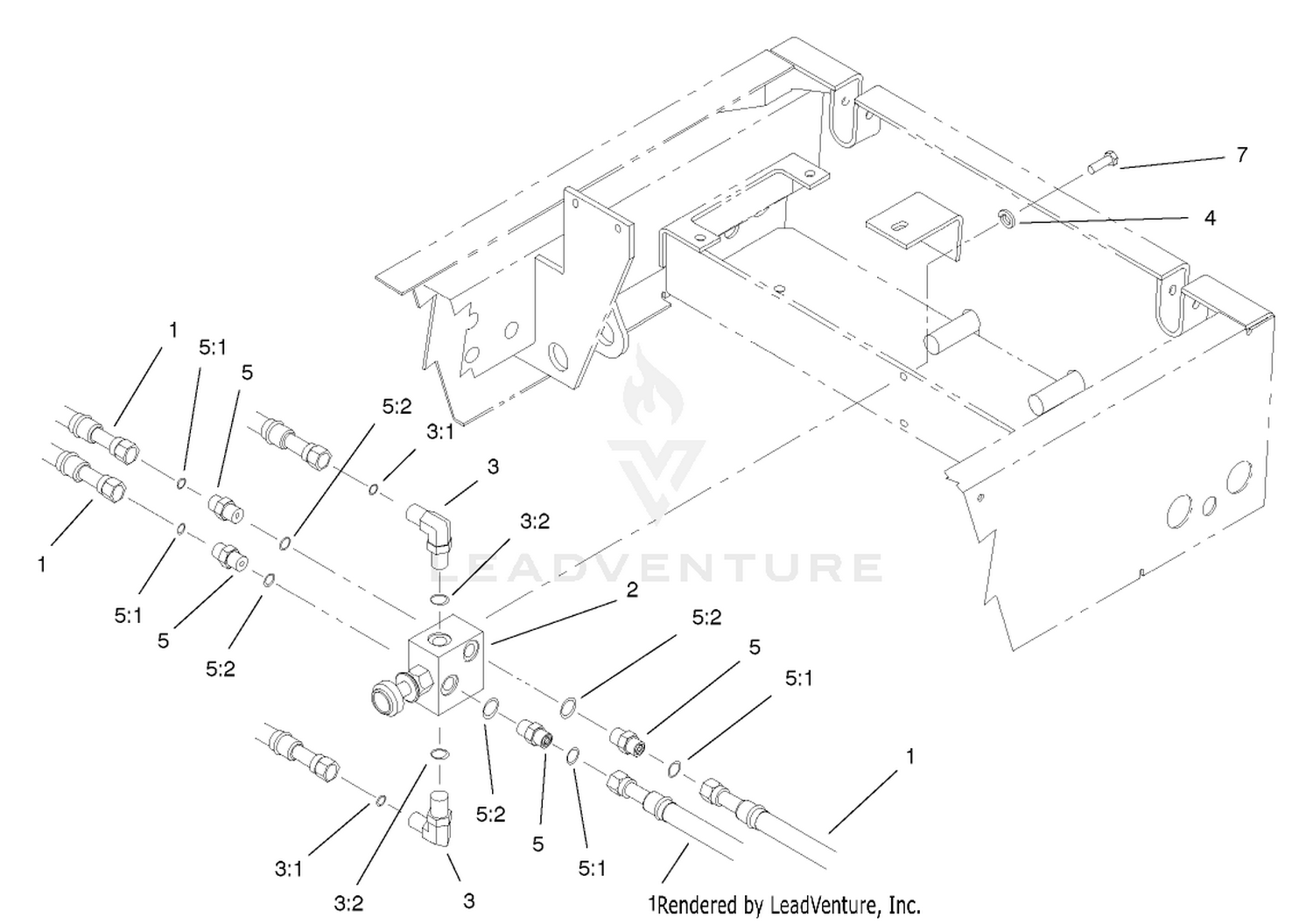 Rear Hydraulic Manifold Assembly