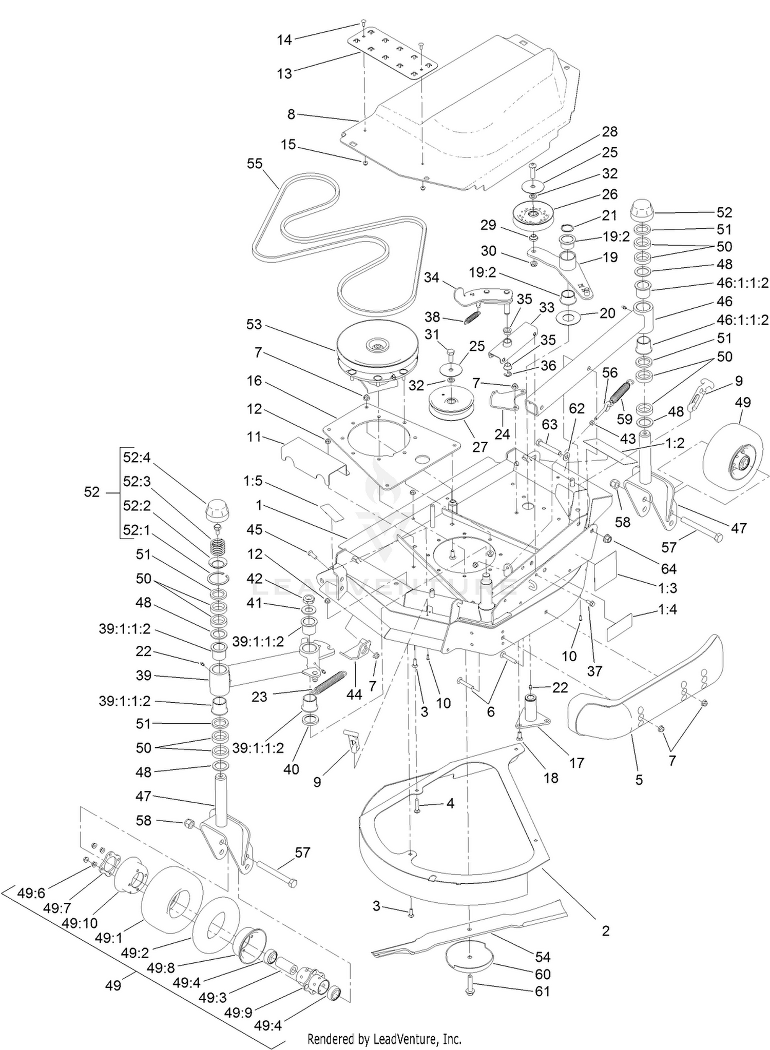 LH Wing Deck Assembly
