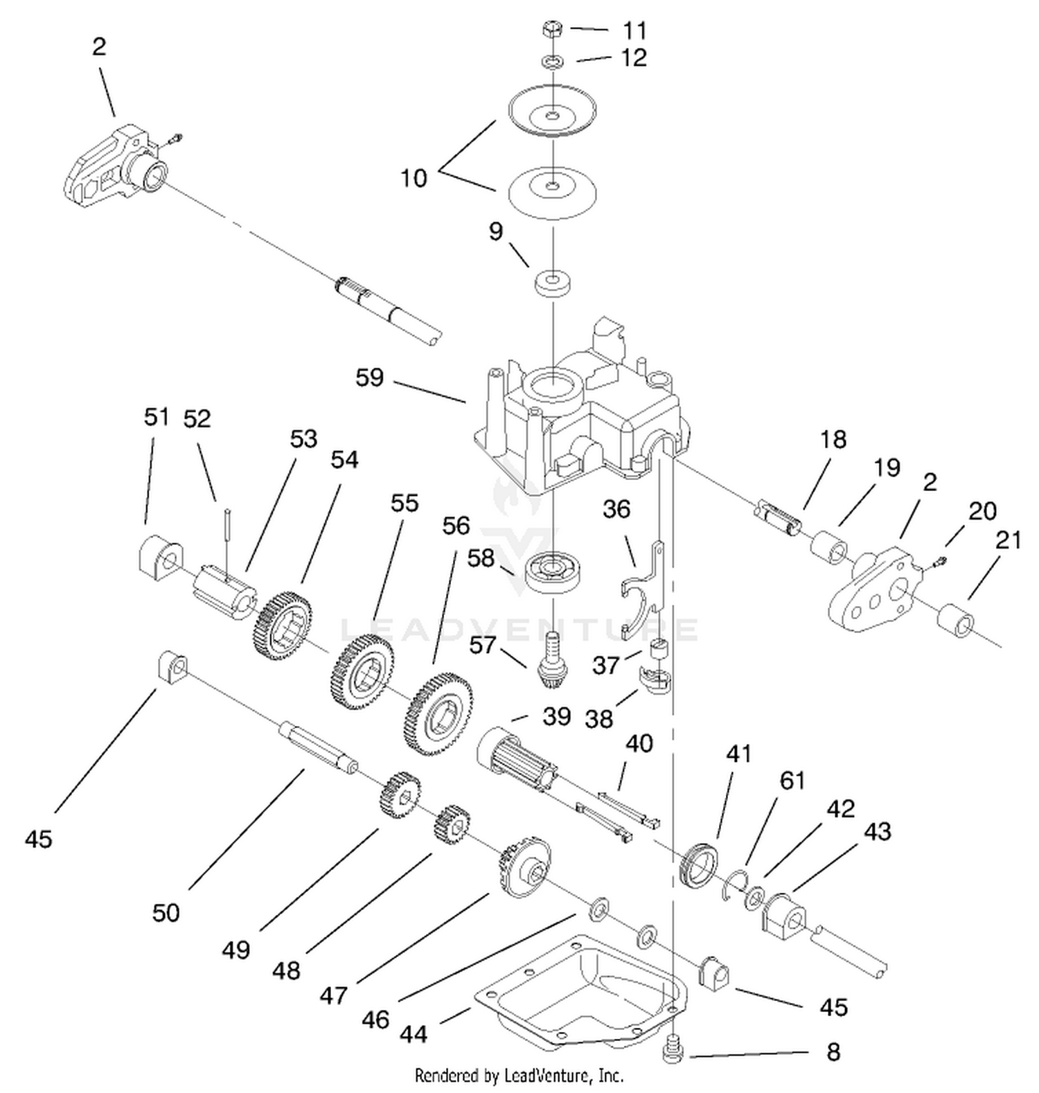 Gear Case Assembly
