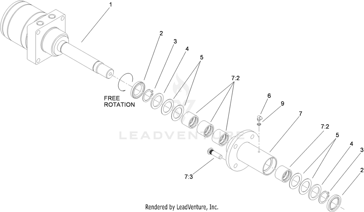 Motor and Hub Assembly