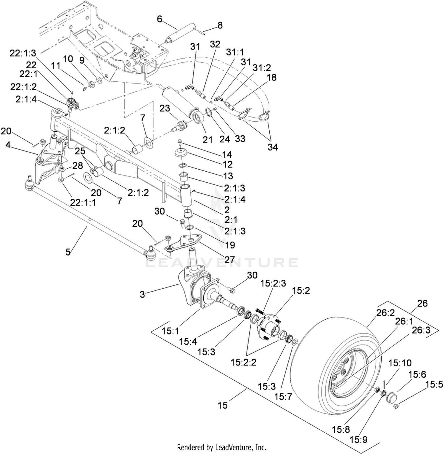 Rear Axle Assembly