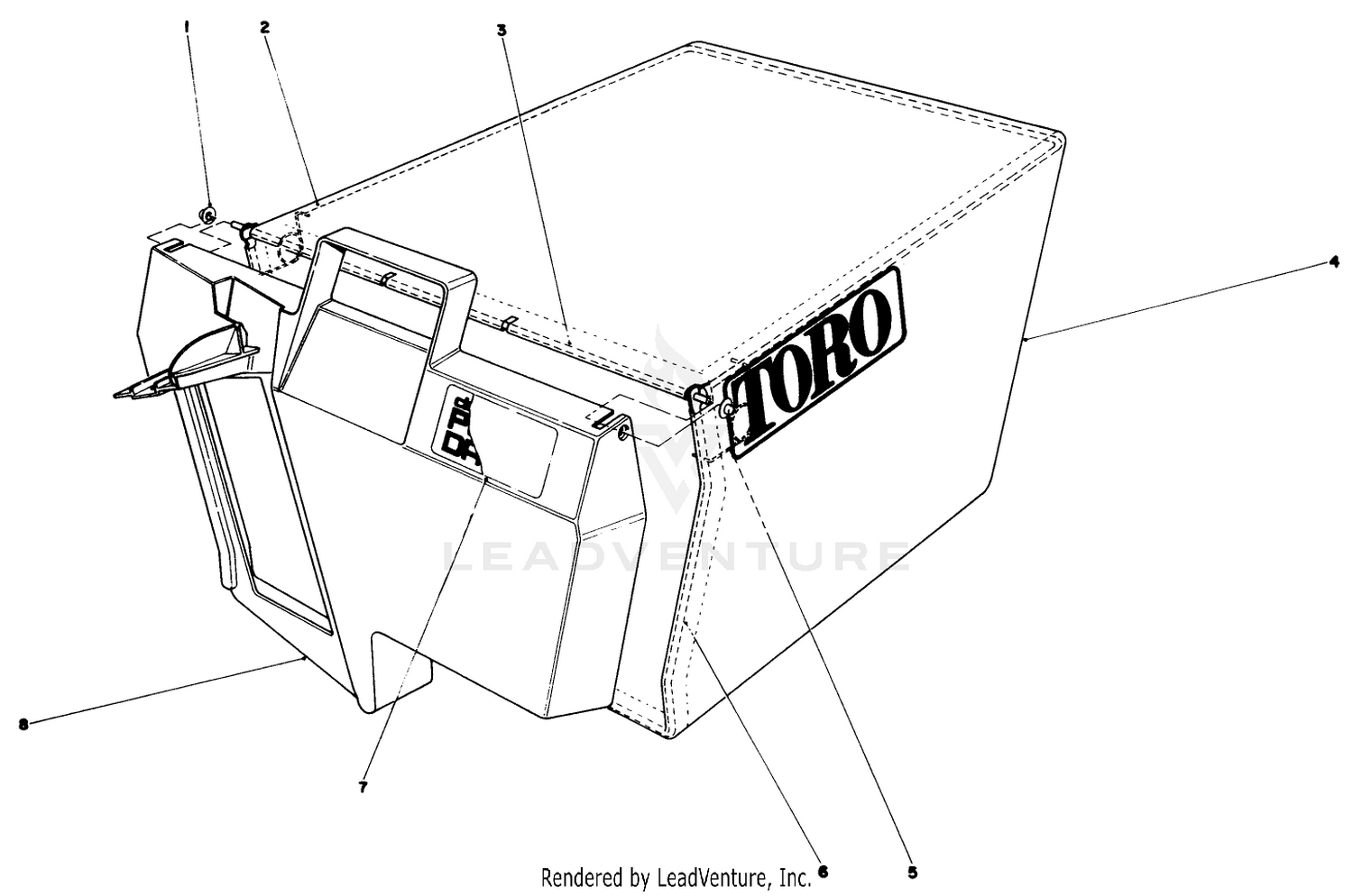 Grass Bag Assembly No. 11-0189
