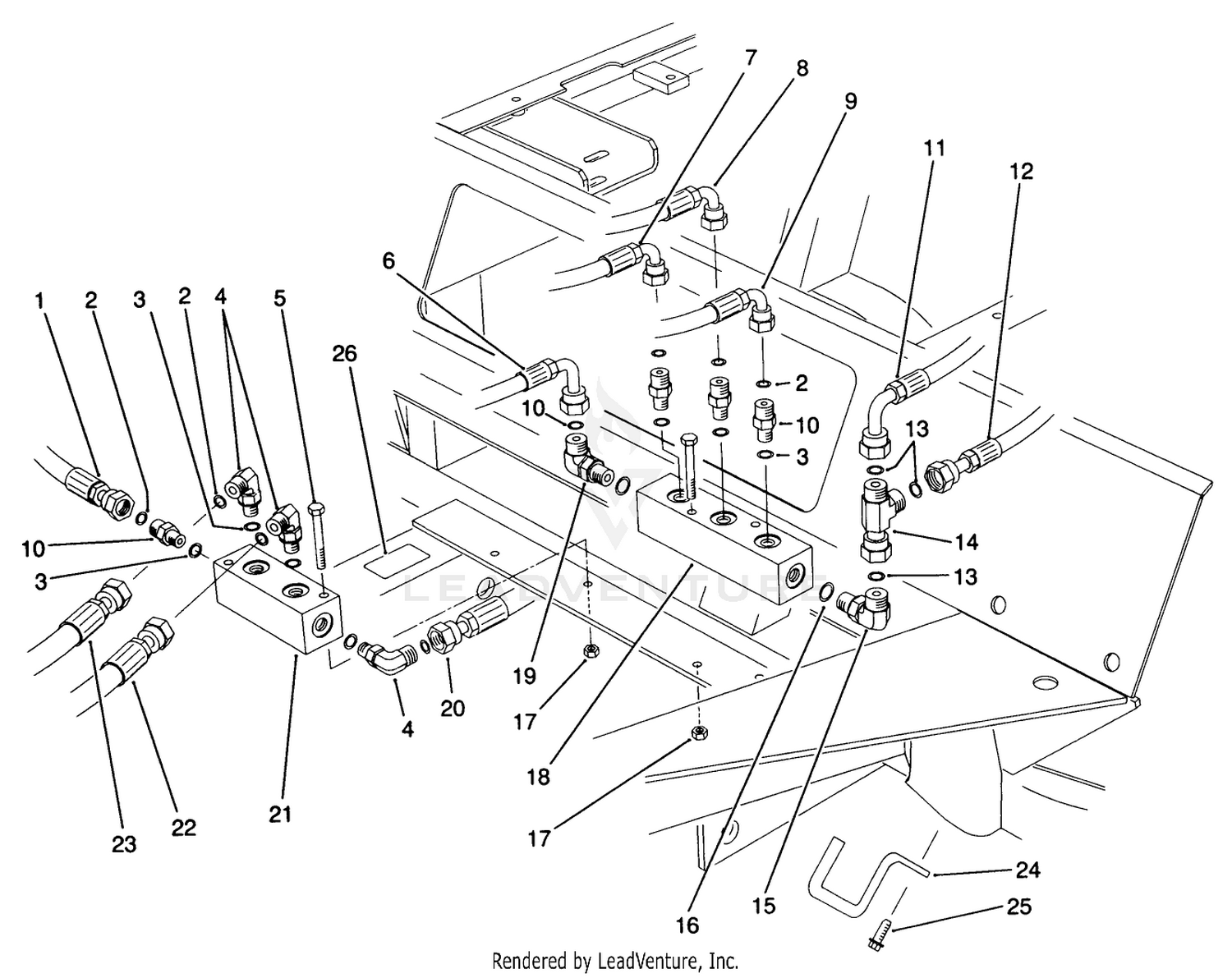 Front Hydraulic Manifolds