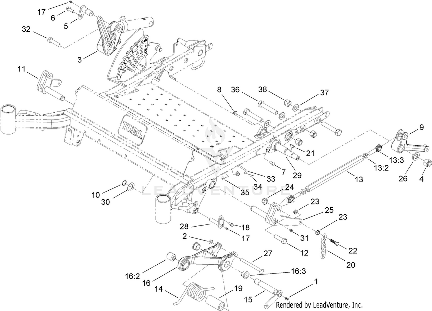 Deck Linkage Assembly
