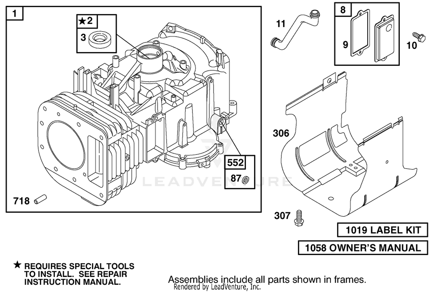 Engine Briggs  Stratton Model 312777-0128-E1
