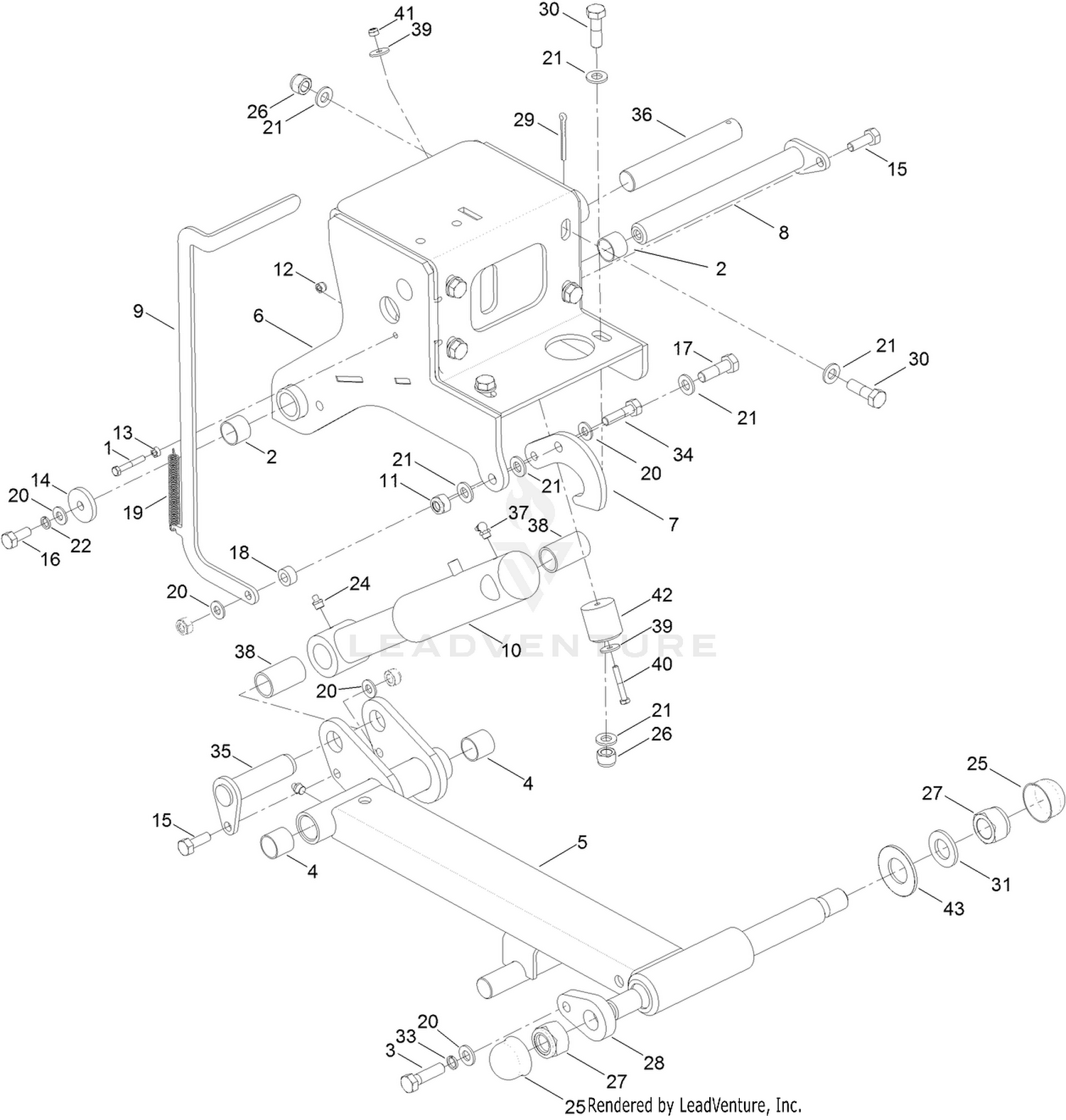 Center Arm Assembly