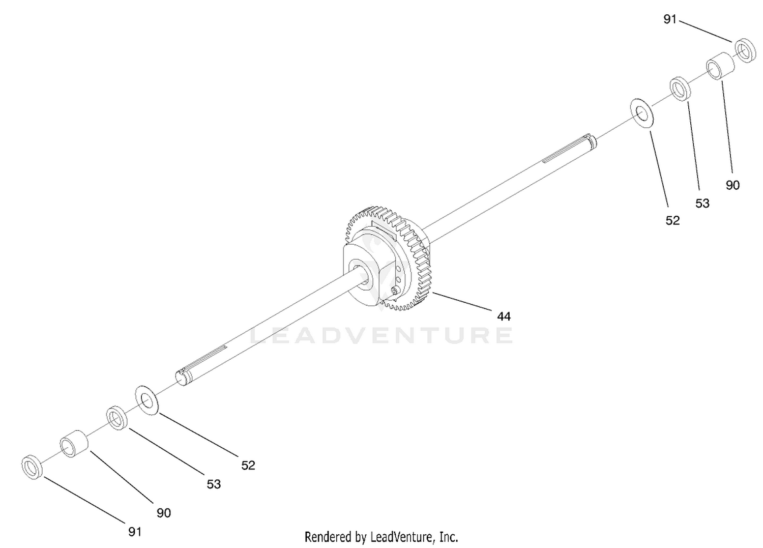 Hydro Transaxle Assembly (continued)