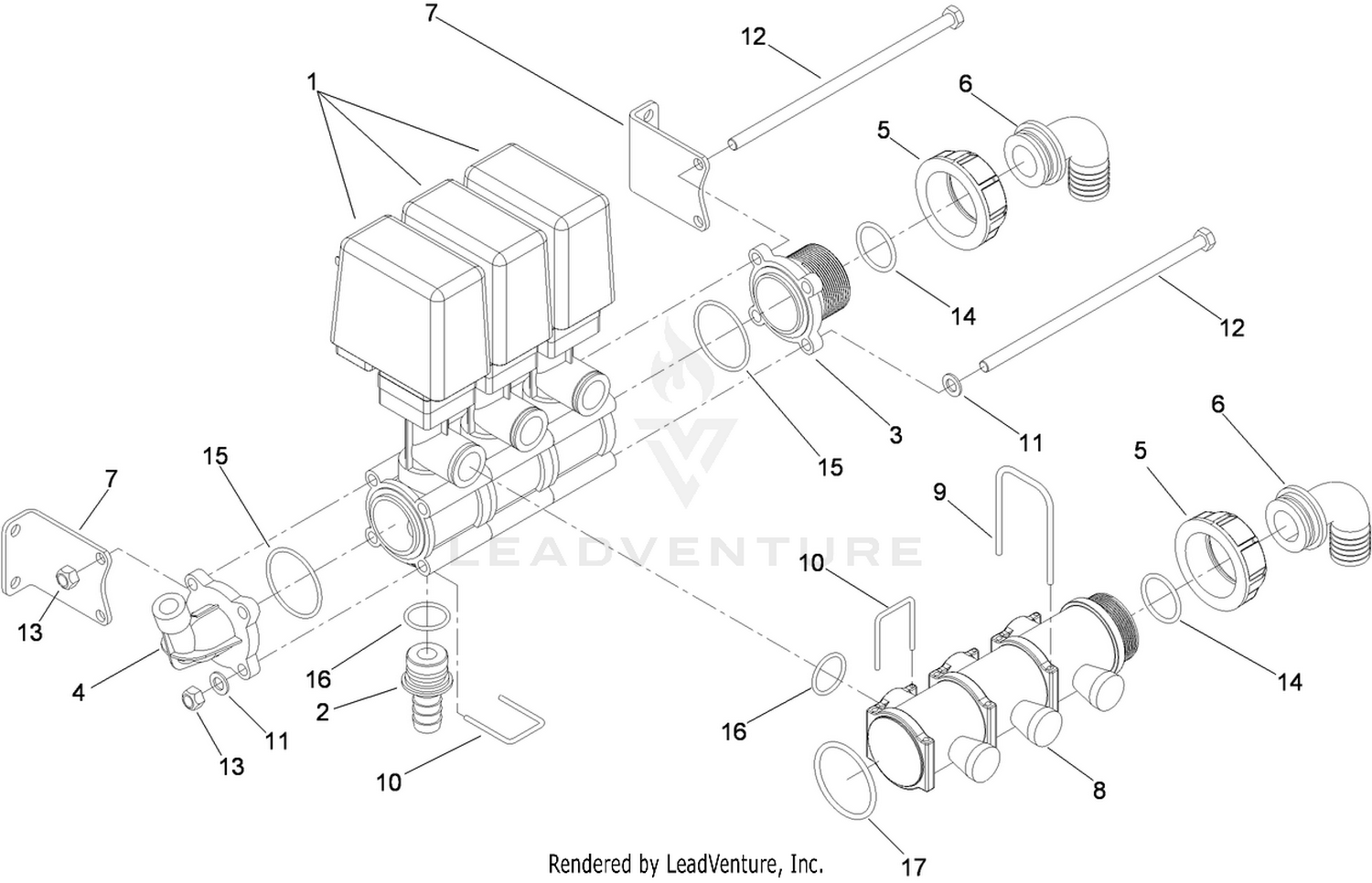 Boom Valve Manifold Assembly No. 119-0532