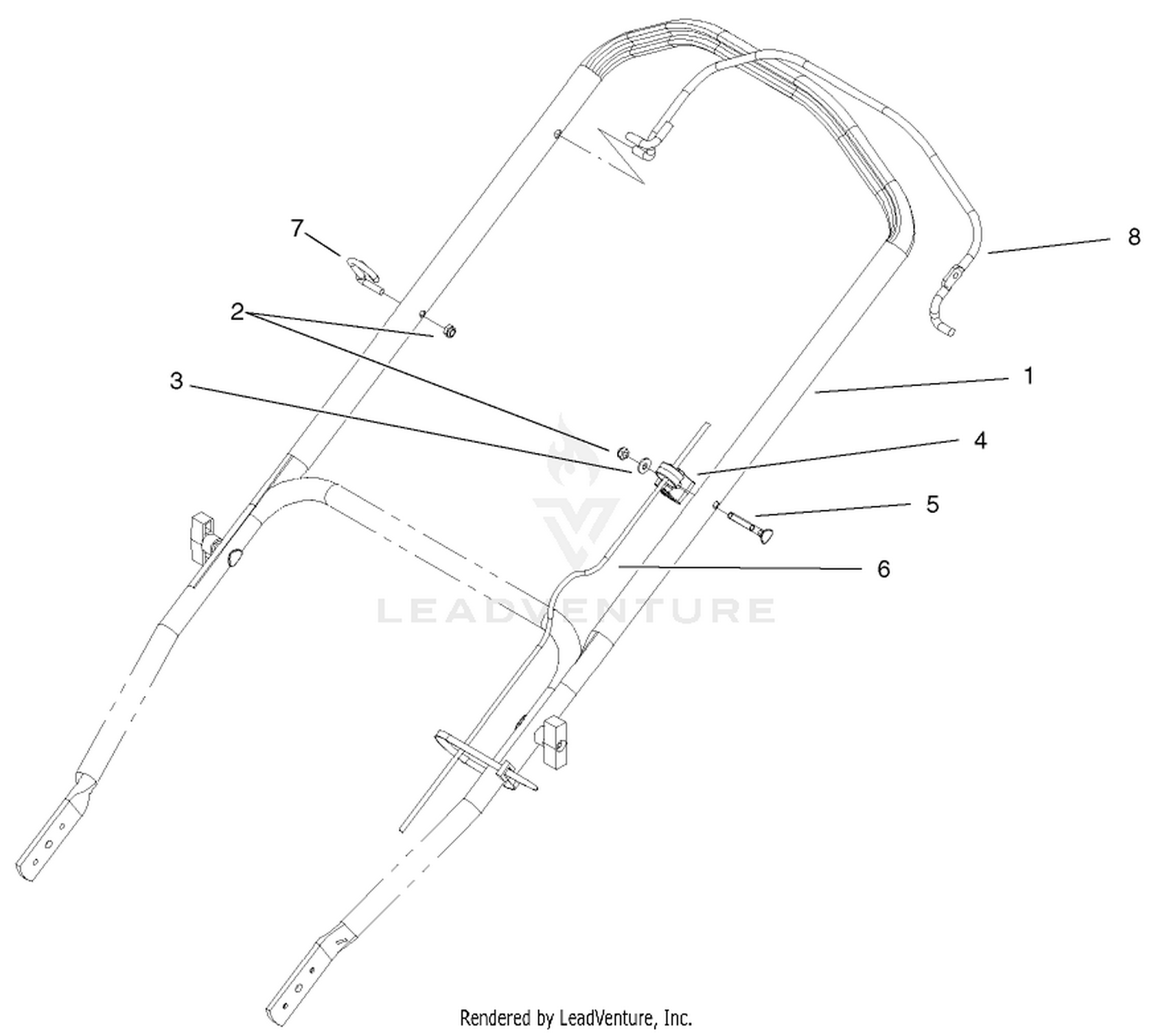 Upper Handle And Control Assembly