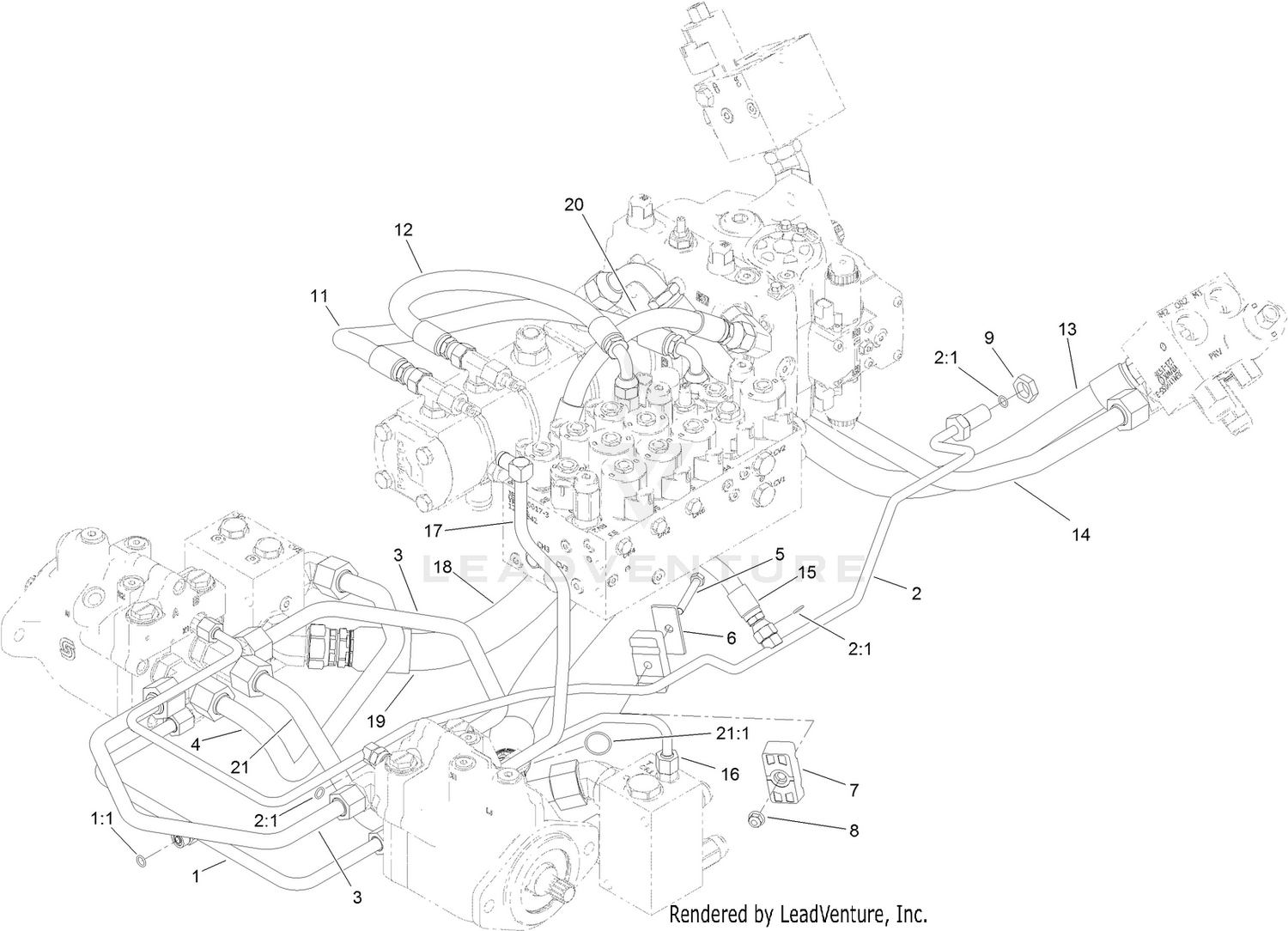 Traction Hydraulic Assembly