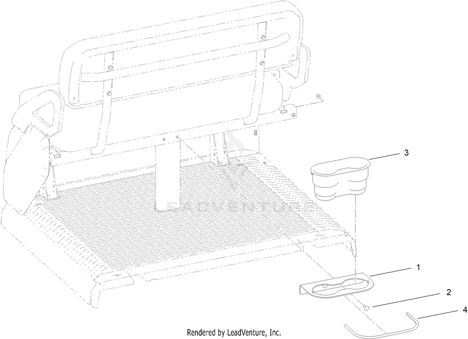 Cup Holder Kit Assembly No. 161-2080