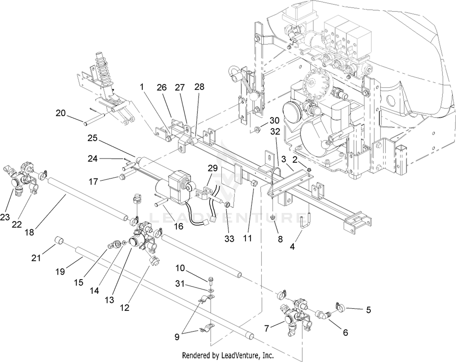 Center Boom Assembly