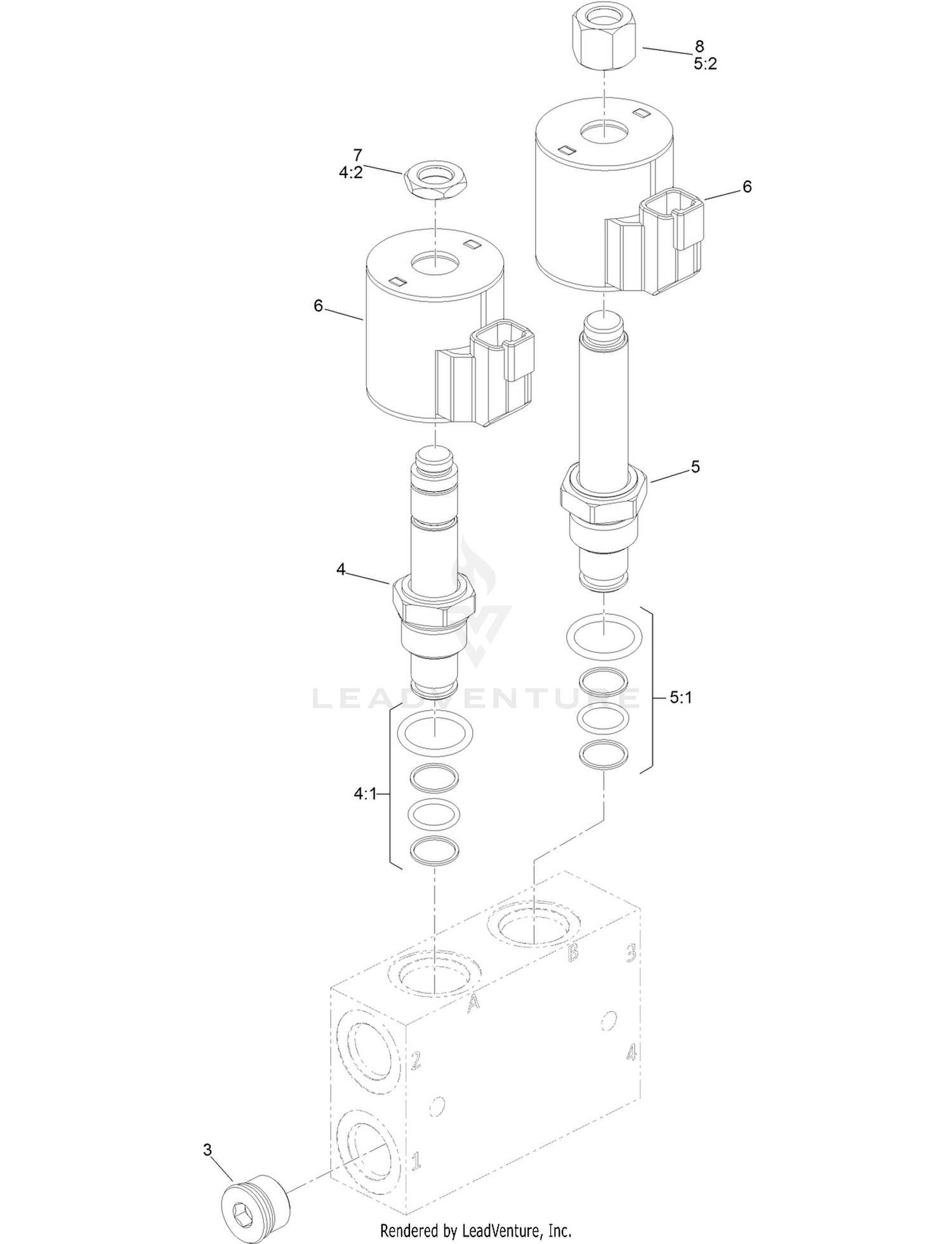 Hydraulic Valve Assembly No. 131-5644