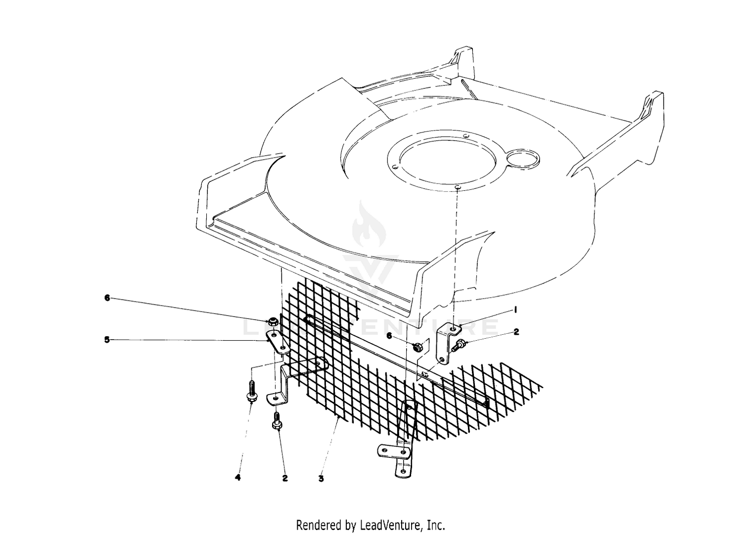 Leaf Shredder Kit No. 59105 (optional)