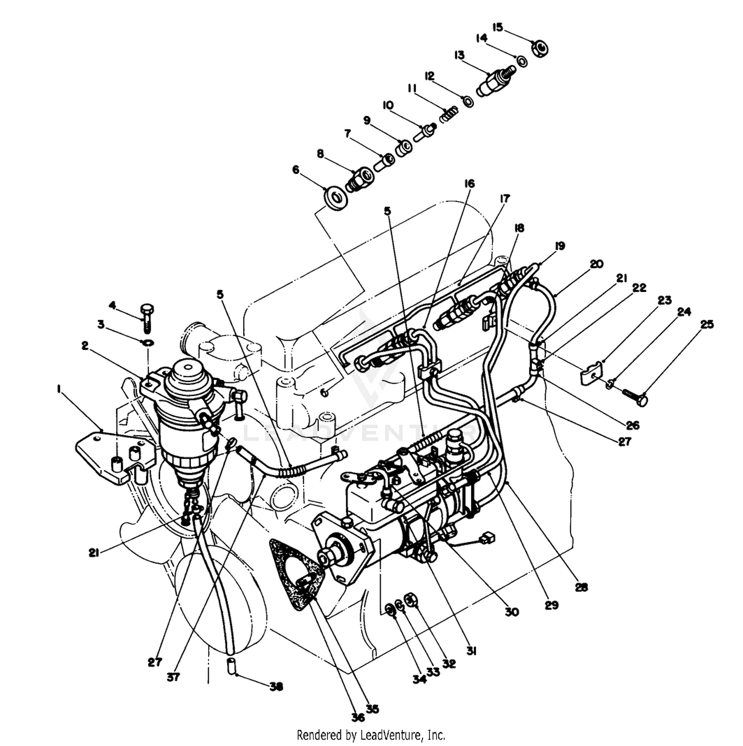 Fuel System Injection Pump  Nozzle Components
