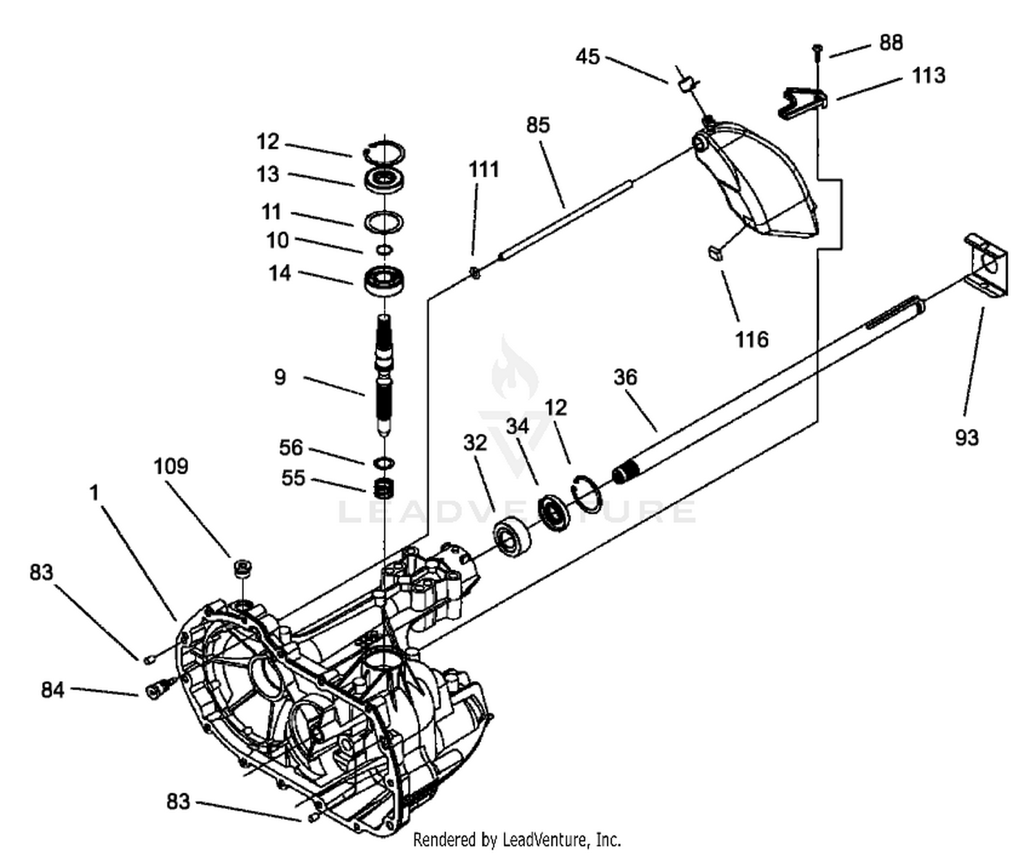 Housing and Bearing Assembly