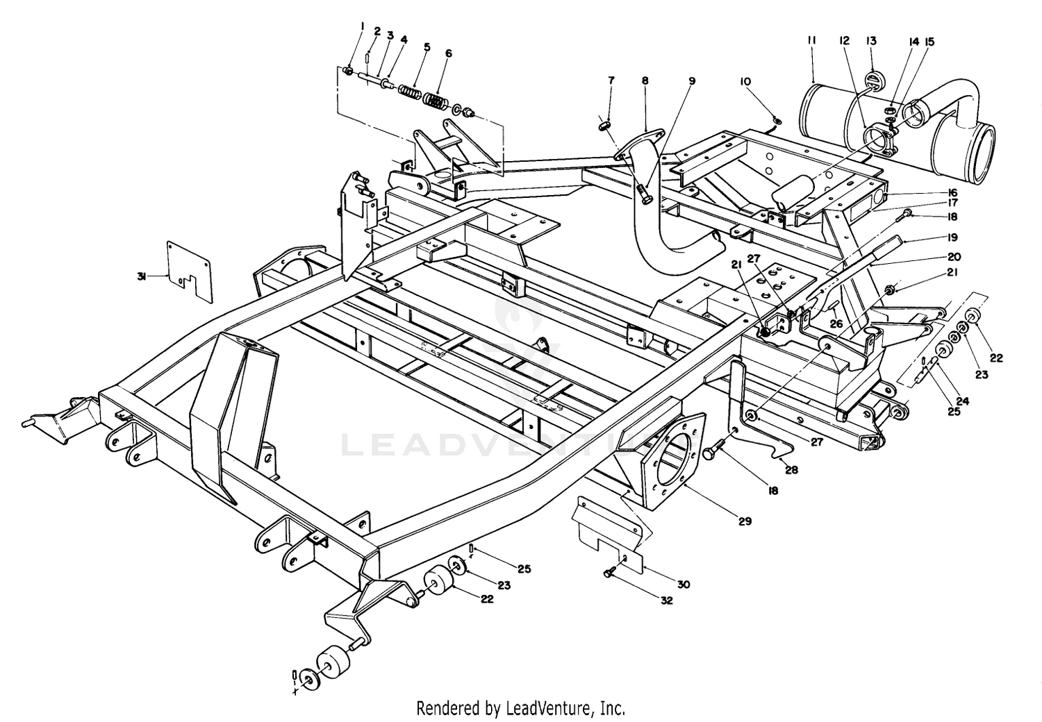Chassis  Muffler Assembly