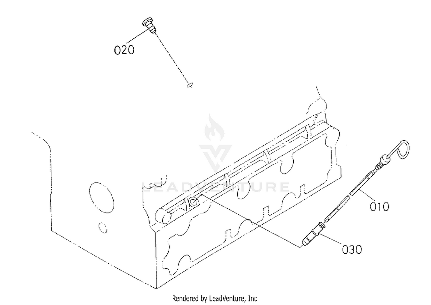 Dipstick and Guide Assembly