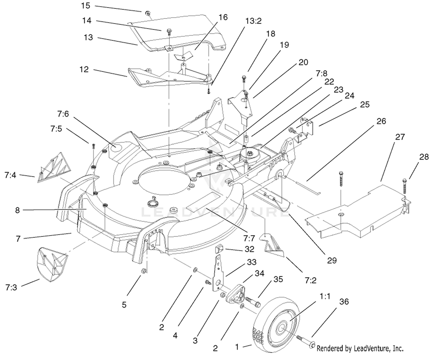 Housing And Wheel Assembly