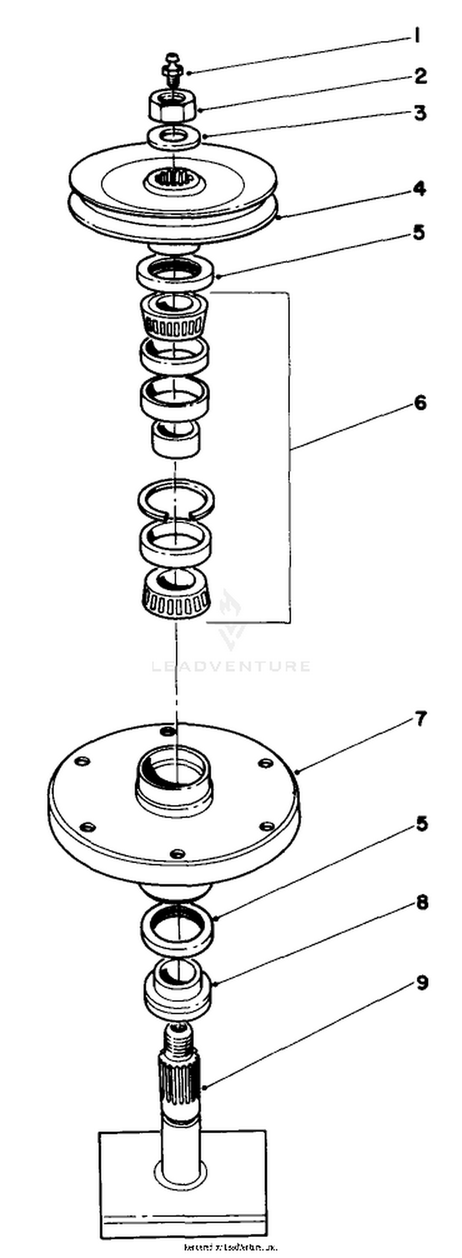 Drive Spindle No. 27-0870