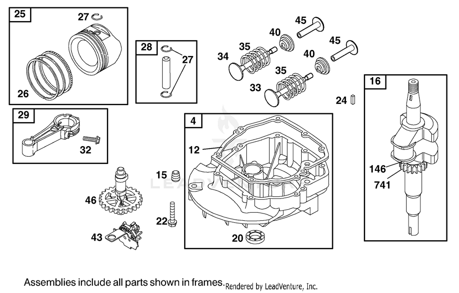 Engine Briggs  Stratton Model 12h802-1767-E1 2