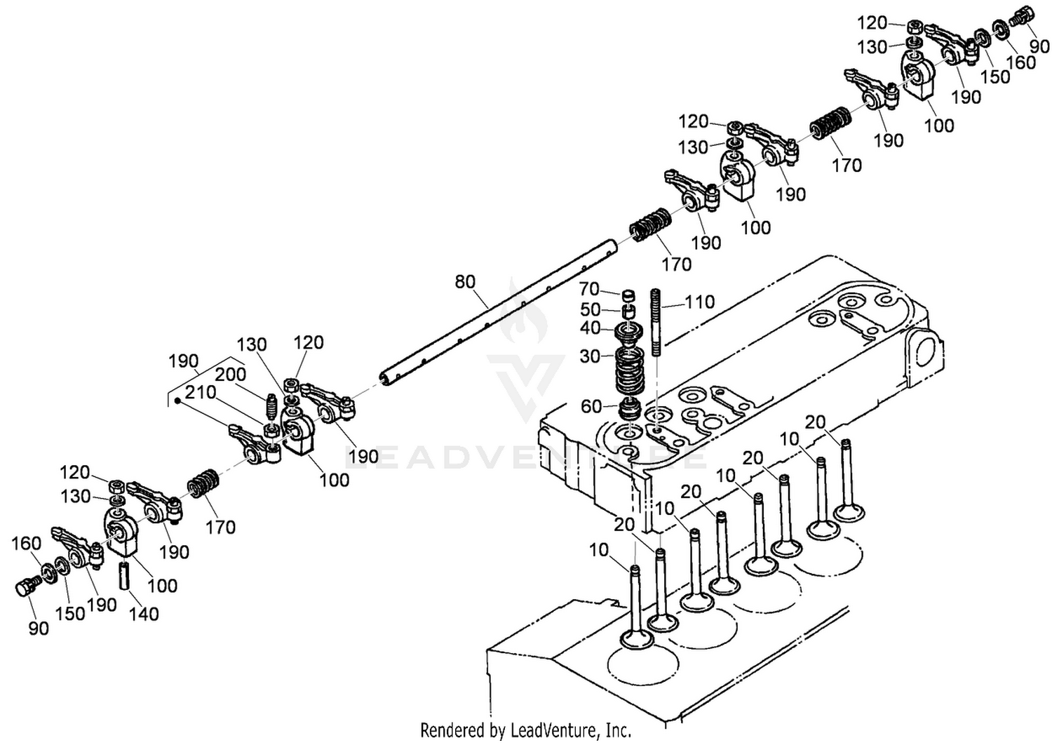 Valve and Rocker Arm Assembly