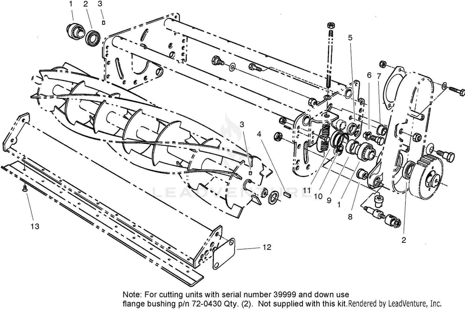 5 and 7 Blade Overhaul Kit Assembly