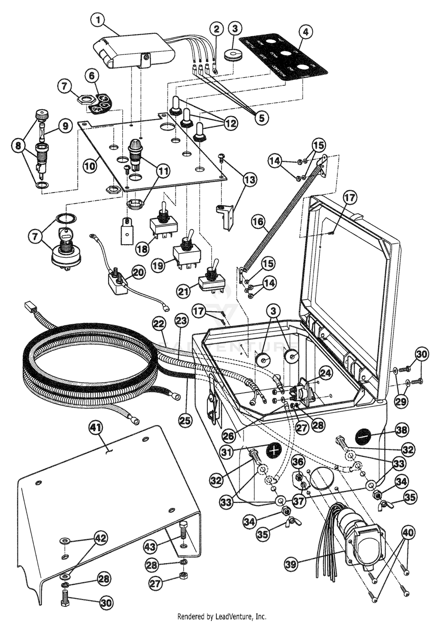 CONTROL BOX ASSEMBLY (92-8300)