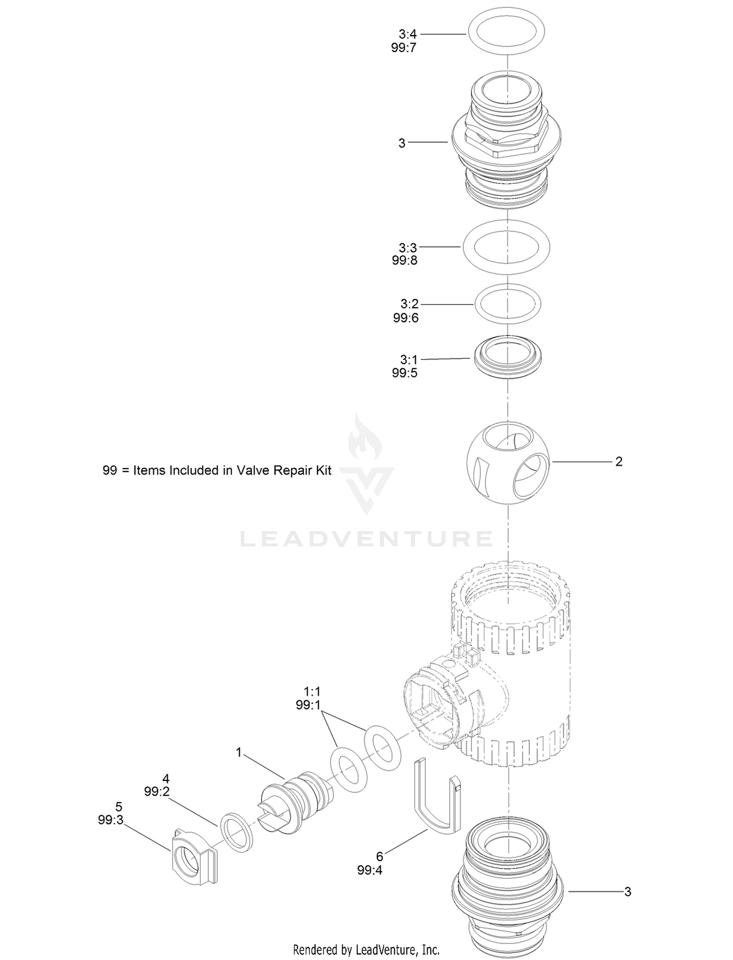 On/Off 2-Way Valve Kit No. 131-0249