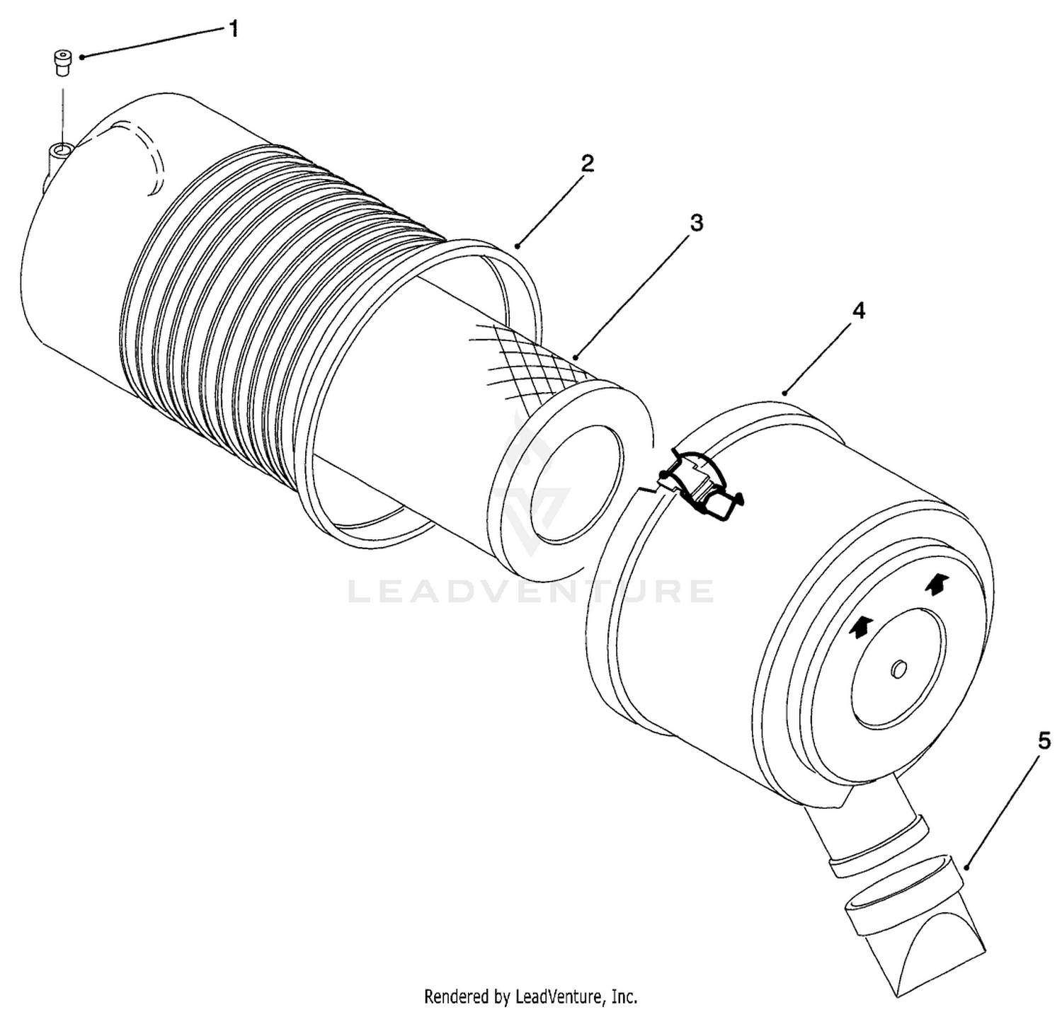Air Cleaner Assembly No. 93-5111
