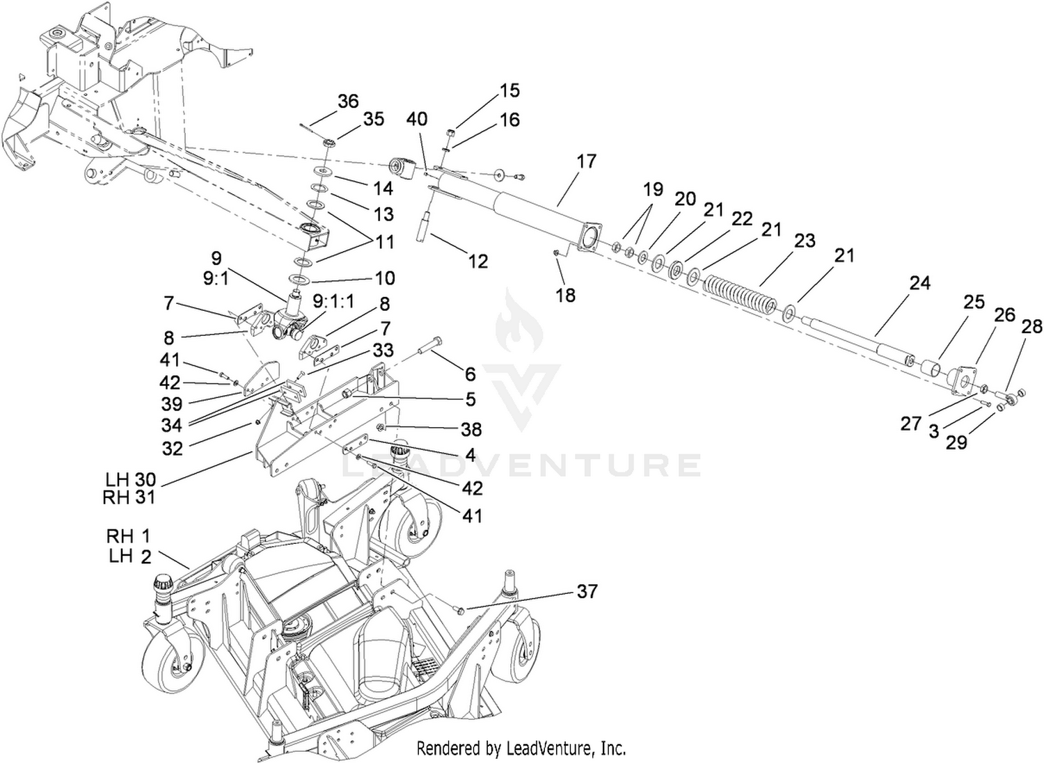 Wing Connection and Impact Arm Assembly